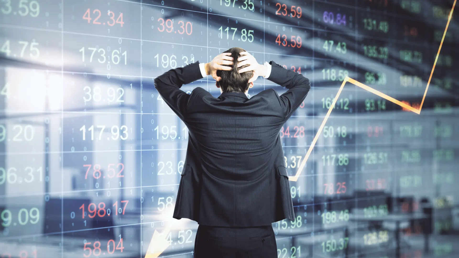 A man disappointed because of business mistakes